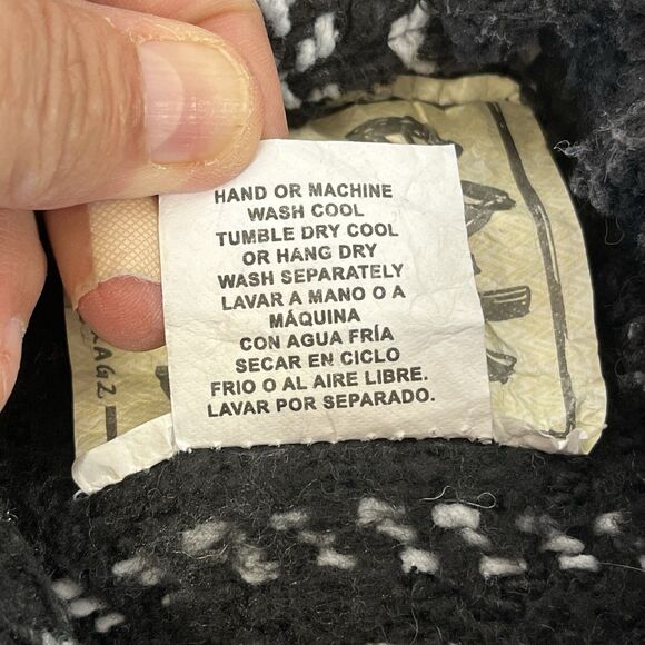 BAJA JOE Pullover Hoodie Size Lg Mexican Rasta Boho Drug Rug Indian Blanket - Picture 6 of 9